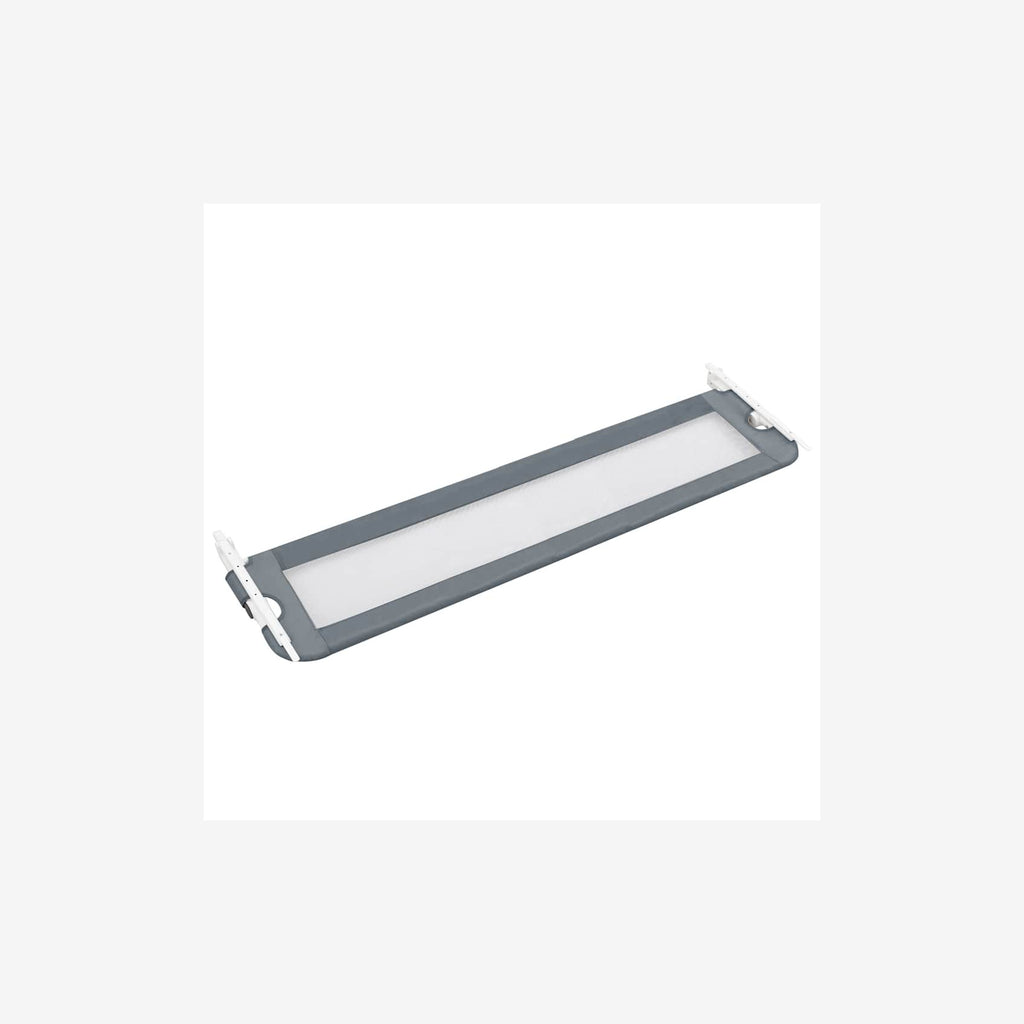 Toddler Safety Bed Rail Polyester Grey 180 x 40.5 x 42 cm Child Bed Guard 5x42cm