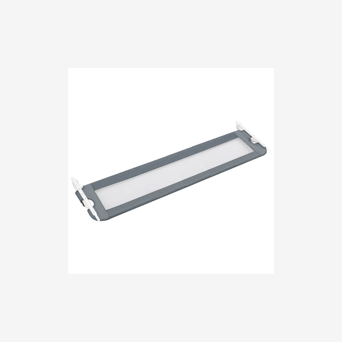 Toddler Safety Bed Rail Polyester Grey 180 x 40.5 x 42 cm Child Bed Guard 5x42cm