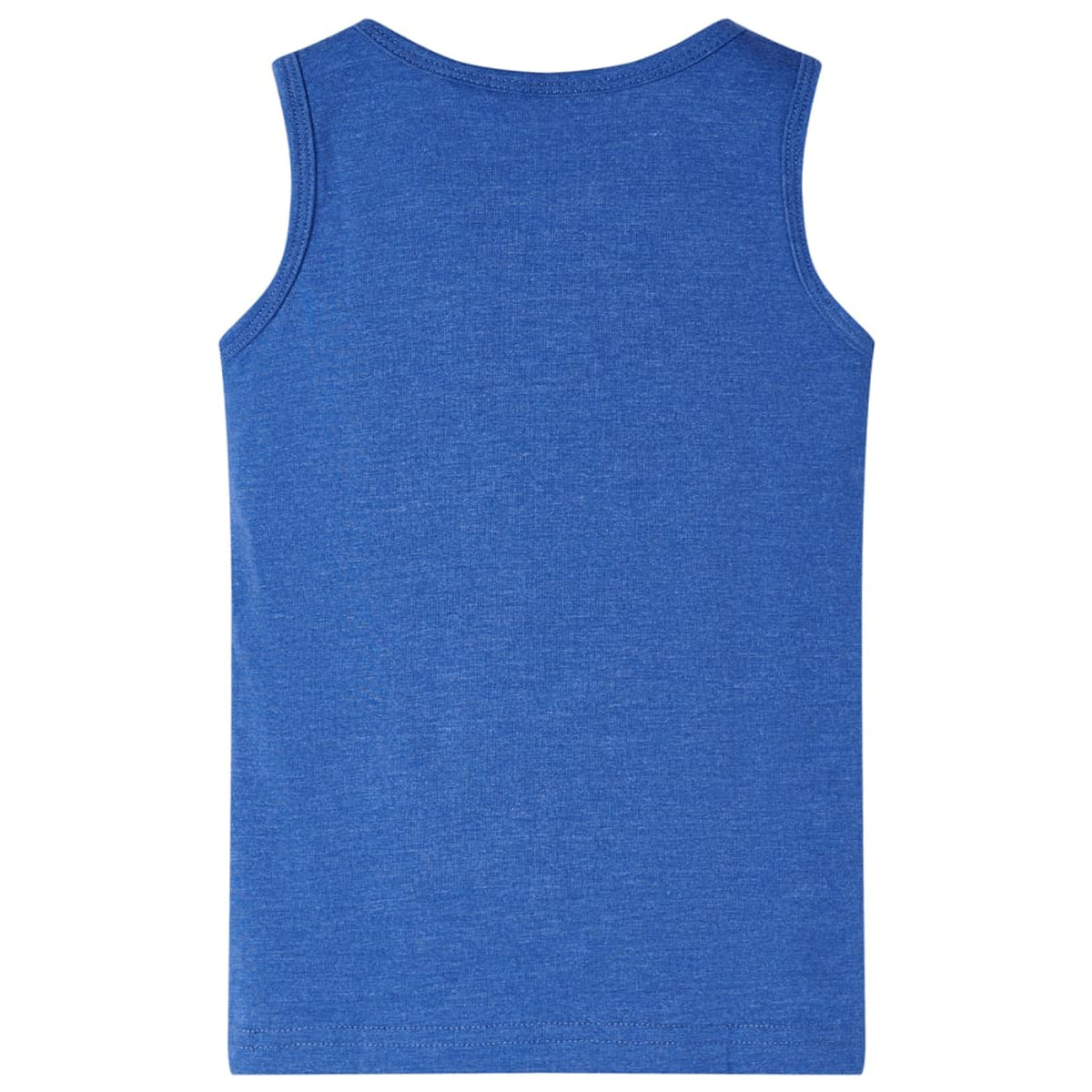 Kids'Tank Top Melange Cotton Blue Melange 116 Kids Clothing Children's Wear