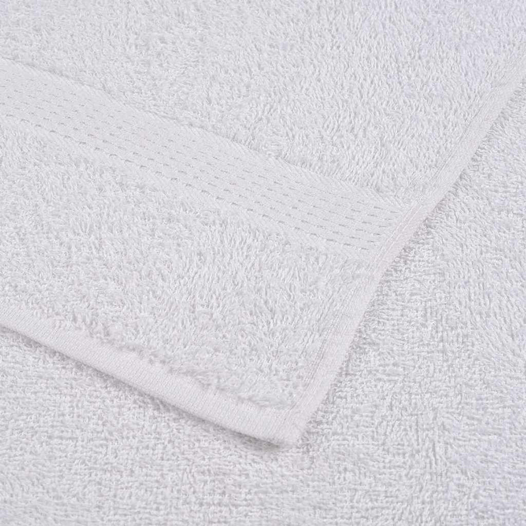 Towel Cotton White 30 x 30 cm Bathroom Bath Linen Home Towels 10 pcs Wash