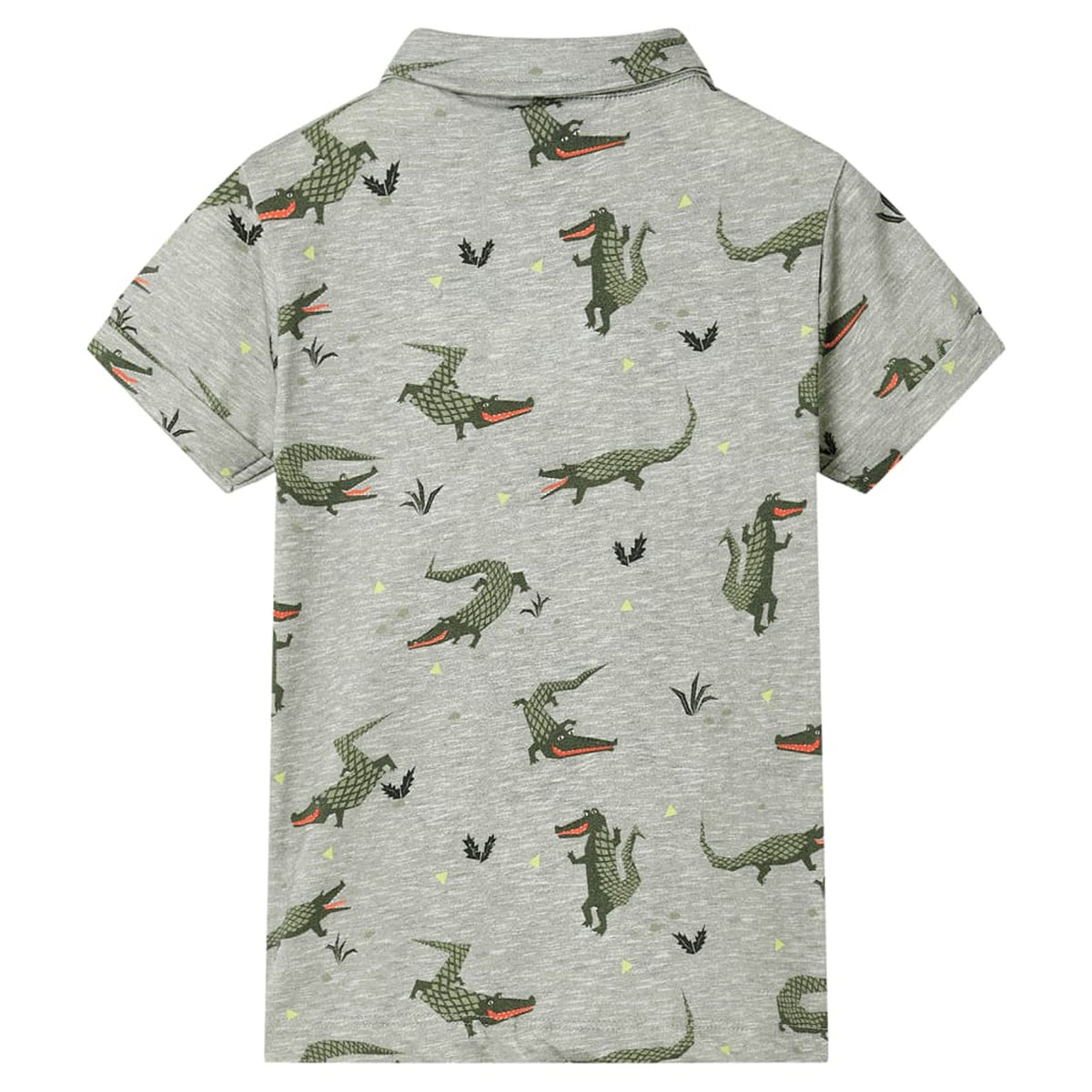 Kids'Shirt Light Khaki Melange Combed Cotton 116 Kids Clothing Children's Wear