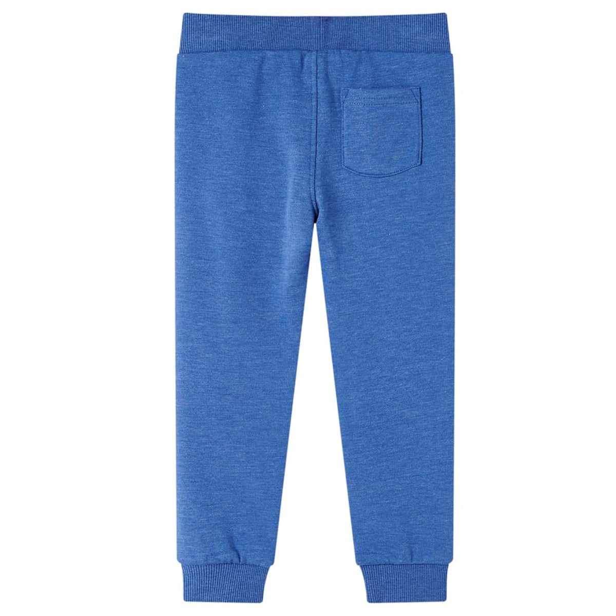 Kids'Sweatpants Melange Cotton Blue Melange 128 Kids' Bottoms Kids' Bottom 128