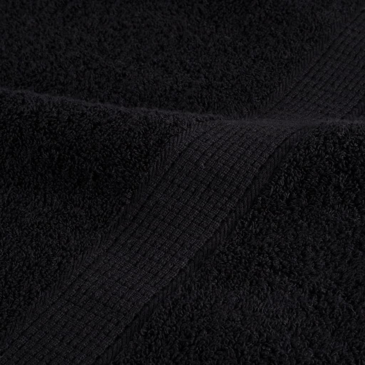 Towel Cotton Black 150 x 100 cm Bathroom Bath Linen Home Towels 2 Variant 2