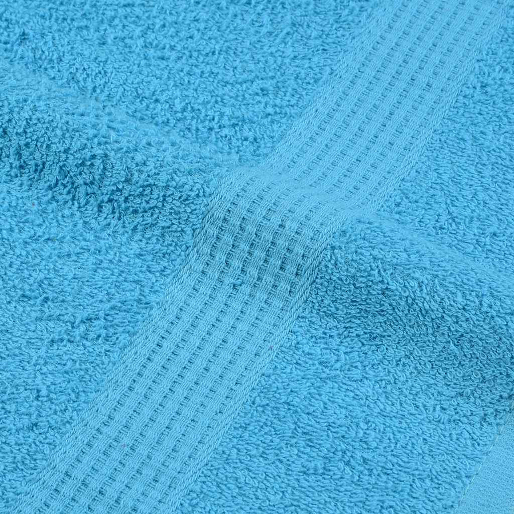 Towel Cotton Turquoise 150 x 100 cm Bathroom Bath Linen Home Towels 4 pcs