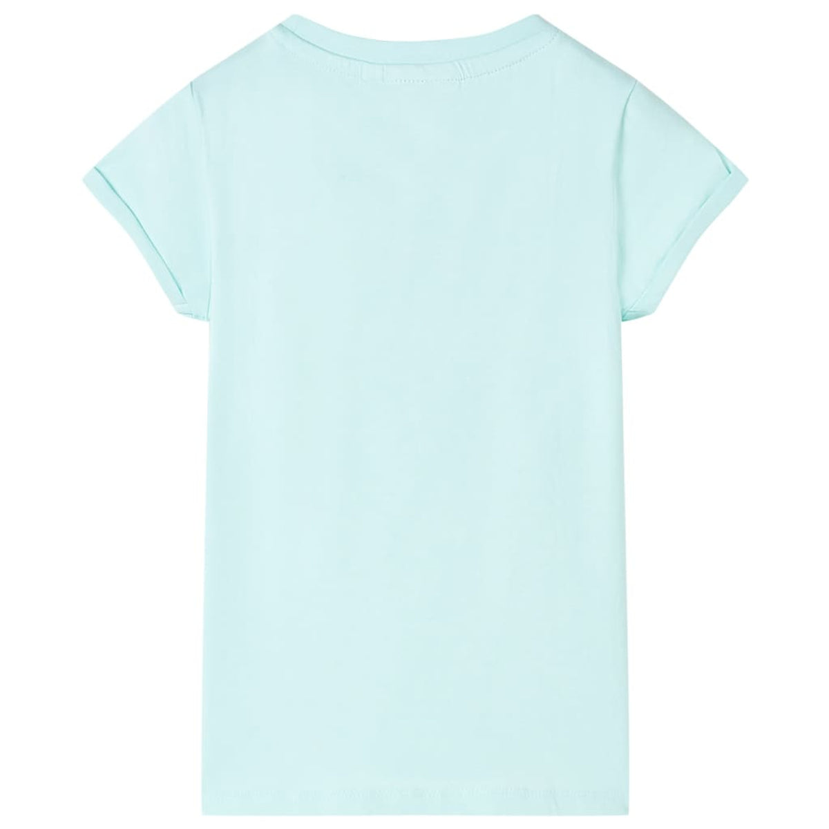 Kids T-Shirt Cotton Light Aqua 140 Children's Top Kids Clothing Kids Wear 140
