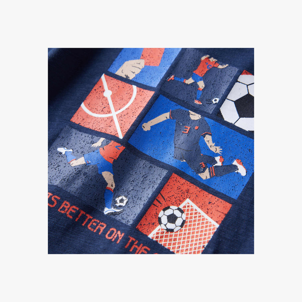 Kids T-Shirt Cotton Navy Melange 104 Children's Top Kids Clothing Variant 2