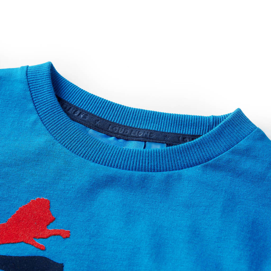 Kids T-Shirt Cotton Cobalt Blue 116 Children's Top Kids Clothing Variant 3