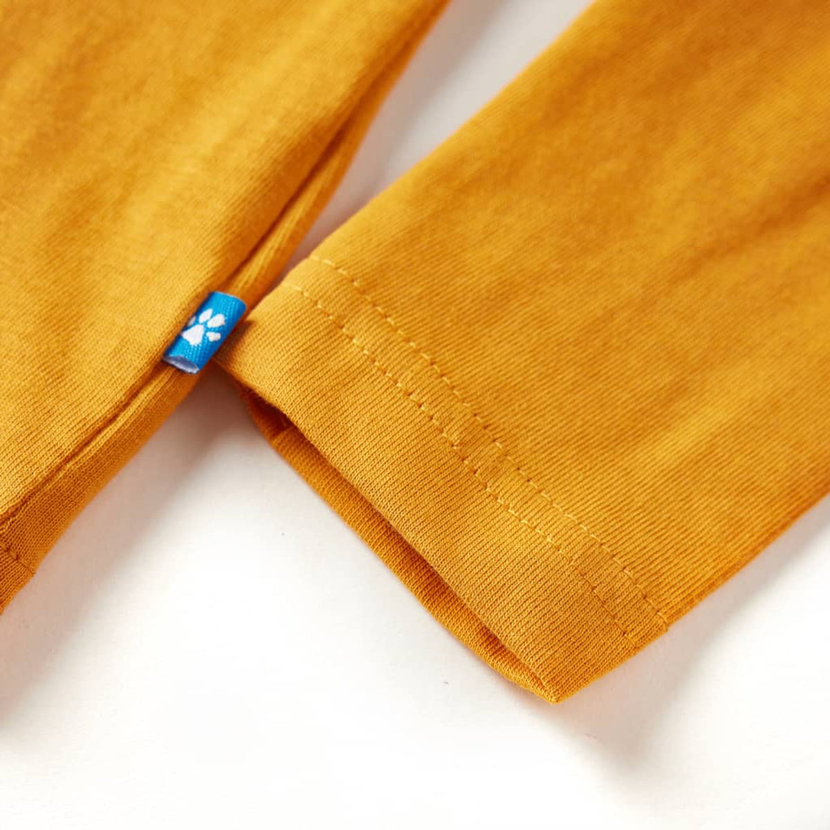 Kids T-Shirt Cotton Ochre 116 Children's Top Kids Clothing Kids Wear Kids'