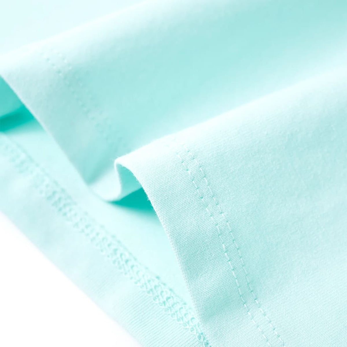 Kids T-Shirt Cotton Light Aqua 140 Children's Top Kids Clothing Kids Wear 140