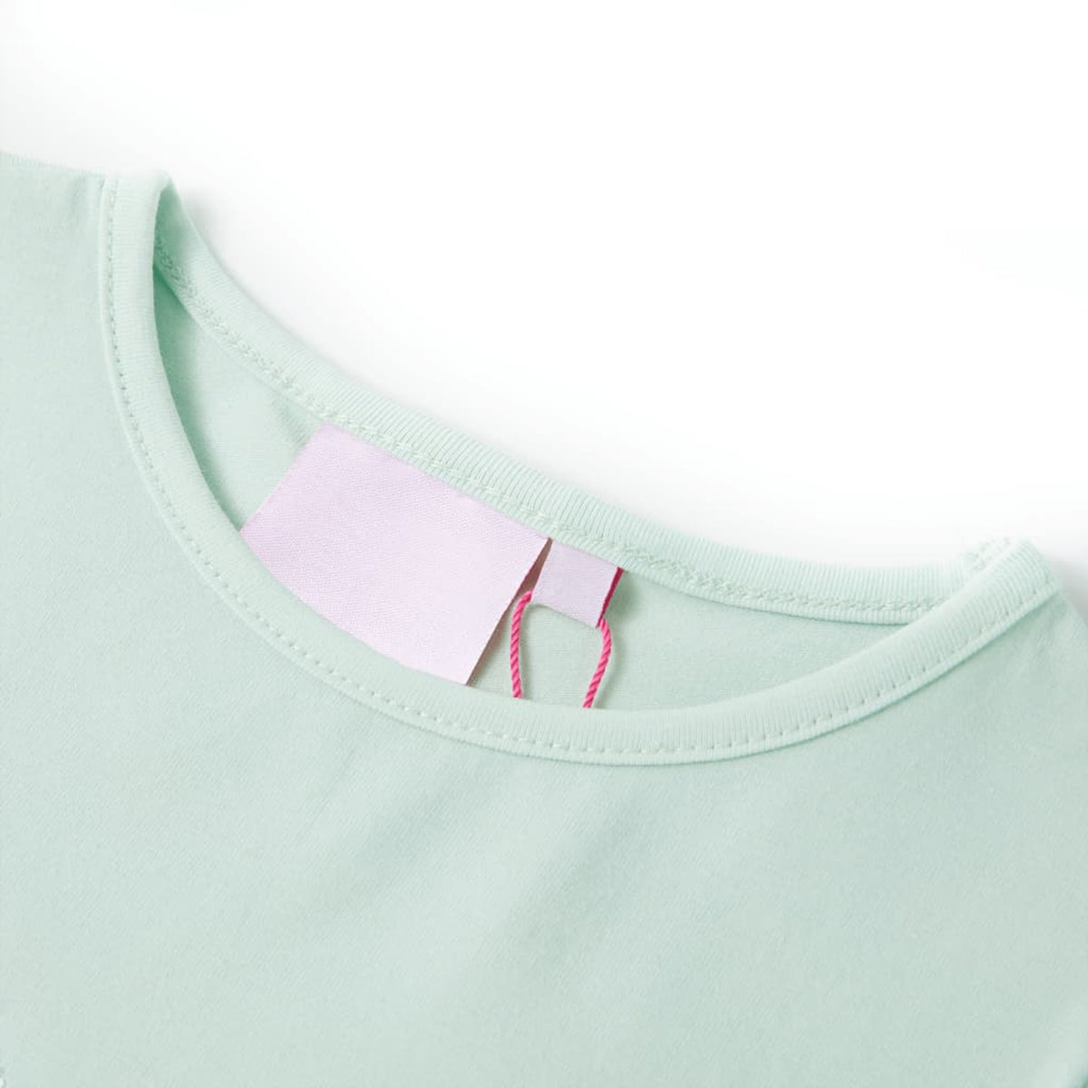 Kids T-Shirt Cotton Light Mint 128 Children's Top Kids Clothing Kids Wear Cap