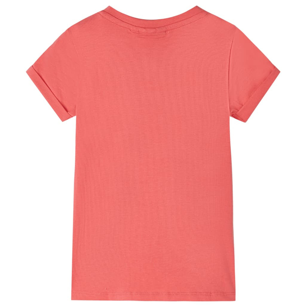 Kids T-Shirt Cotton Coral 116 Children's Top Kids Clothing Kids Wear Variant 6