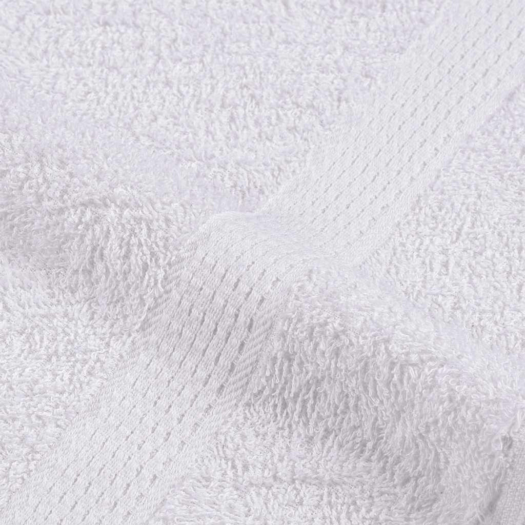Towel Cotton White 100 x 50 cm Bathroom Bath Linen Home Towels 10 pcs Hand