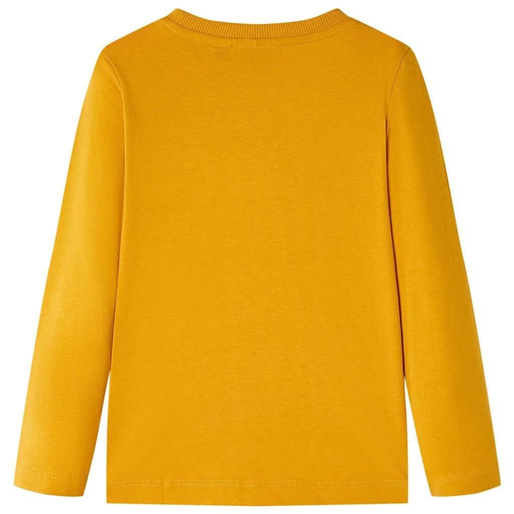 Kids T-Shirt Cotton Ochre 104 Children's Top Kids Clothing Kids Wear Variant 3