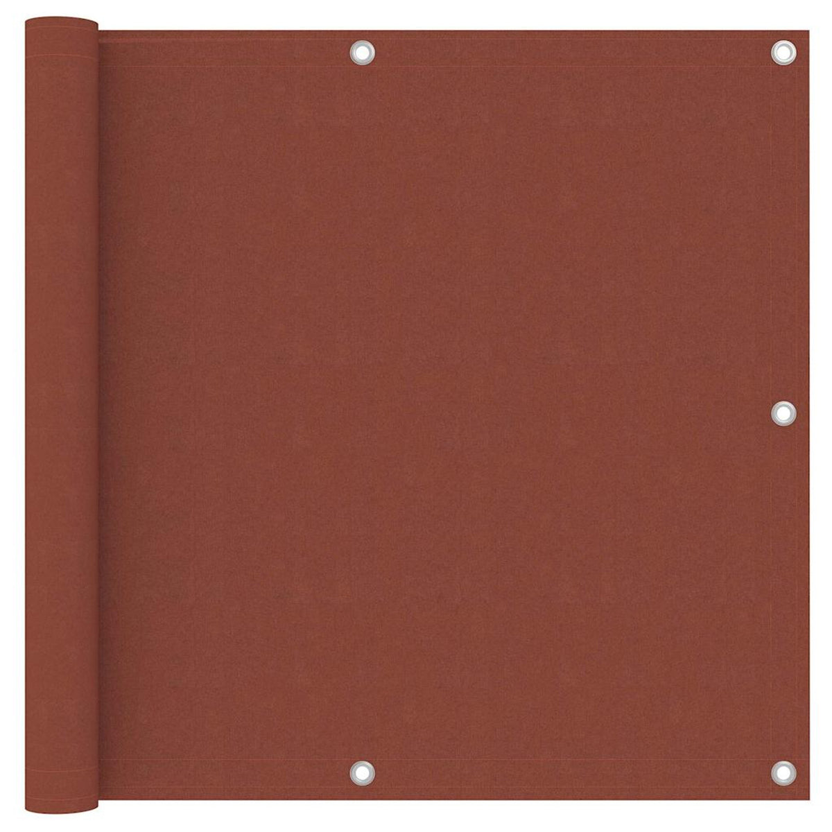 Balcony Screen Terracotta Oxford Fabric Waterproof UV Resistant 90 x 300 cm