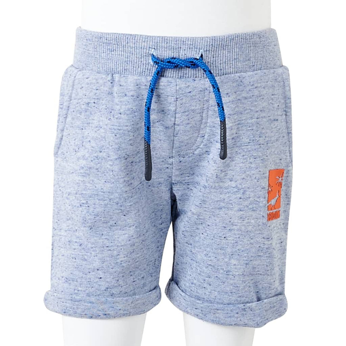 Shorts Cotton Blue Melange 128 Kids' Bottoms Kids' Bottom Variant 2