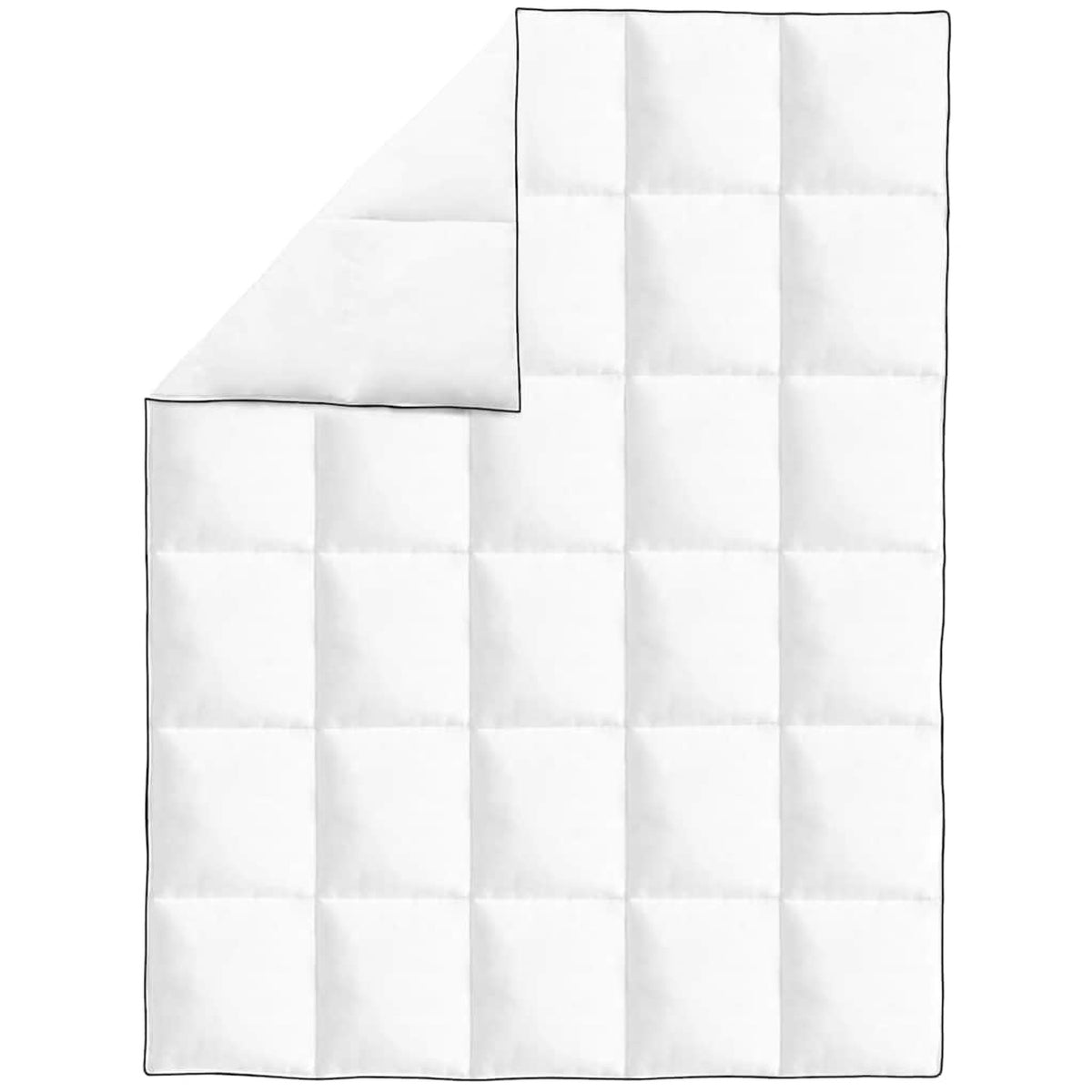 Duvet Feathers White 200 x 140 cm Quilt Bedding Bedroom Quilts & Duvets 2 pcs