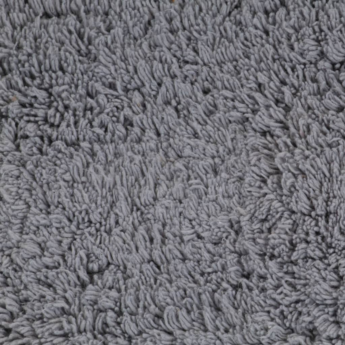 Bathroom Mat Cotton Grey 93 x 63 cm Floor Mat Home Non Slip Bath Mats & Rugs