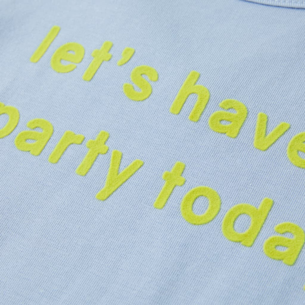 Kids T-Shirt Cotton Light Blue 92 Children's Top Kids Clothing Kids Wear 92