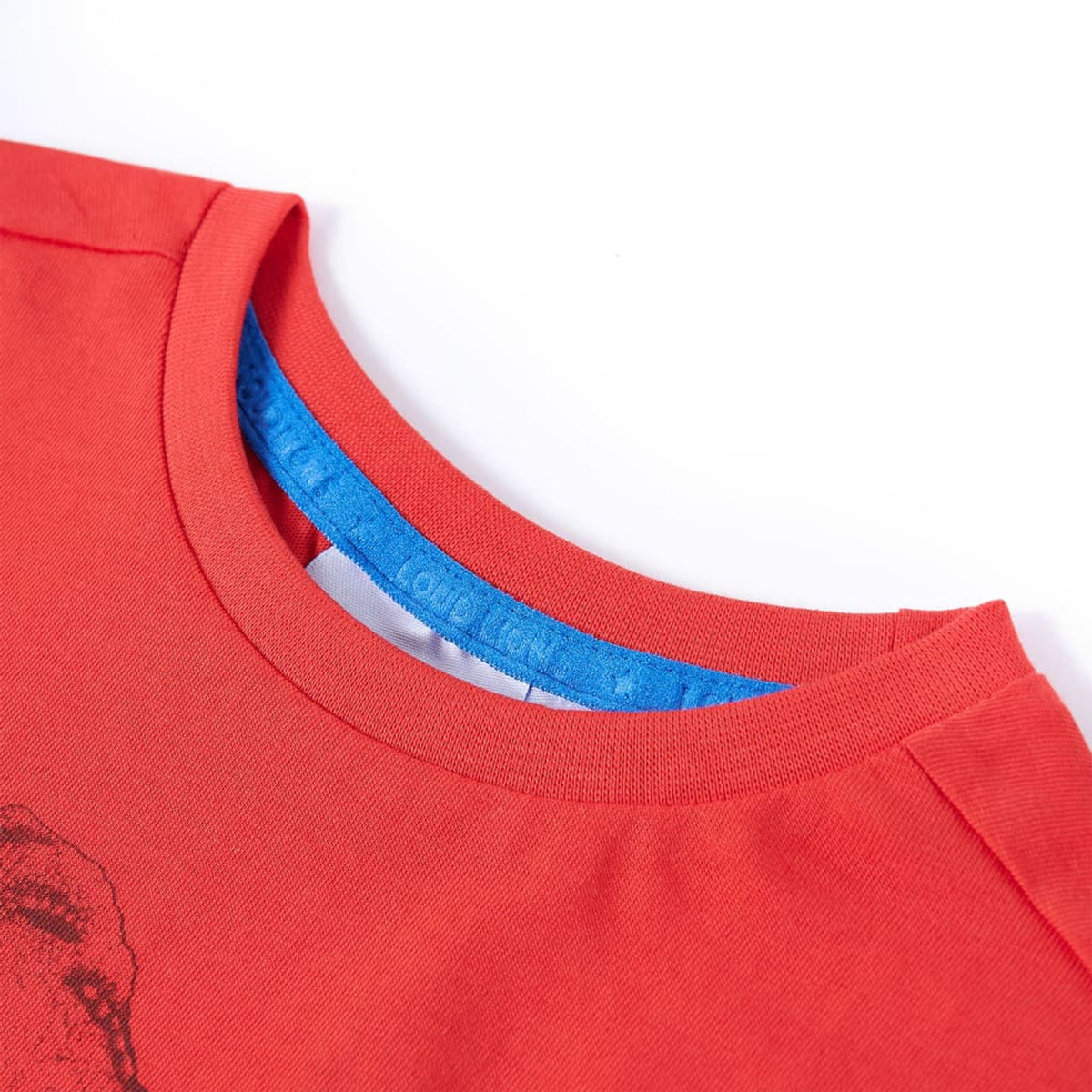 Kids T-Shirt Cotton Red 128 Children's Top Kids Clothing Kids Wear Kids' Tops