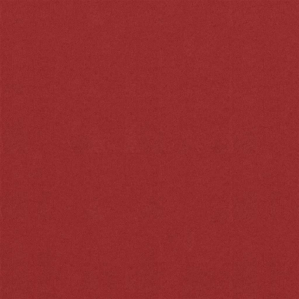 Balcony Screen Oxford Fabric Red Waterproof UV Resistant 120 x 400 cm Sunshade