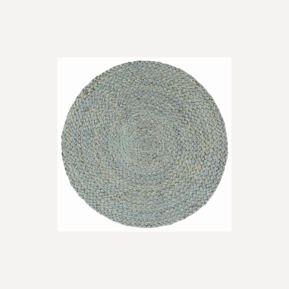 Placemats Plain Round Jute Oliver Green Floor Mat Home Non Slip Placemat 6 pcs