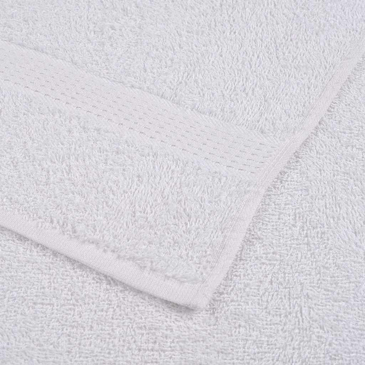 Towel Cotton White 50 x 30 cm Bathroom Bath Linen Home Towels 10 pcs Guest