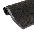 Dust Control Mat Rectangular Tufted Tufted Fabric With A Flexibl Black 60 x 40