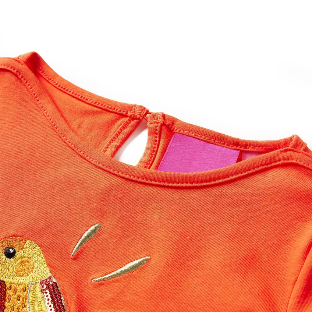 Kids T-Shirt Cotton Dark Orange 116 Children's Top Kids Clothing Variant 3