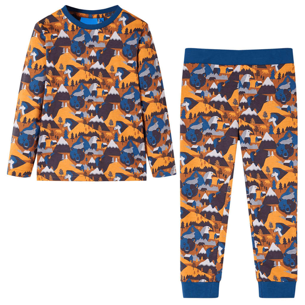 Kids' Sleepwear Cotton Cognac 128 Kids'Pyjamas Long 128 (suitable for 7-8 years)