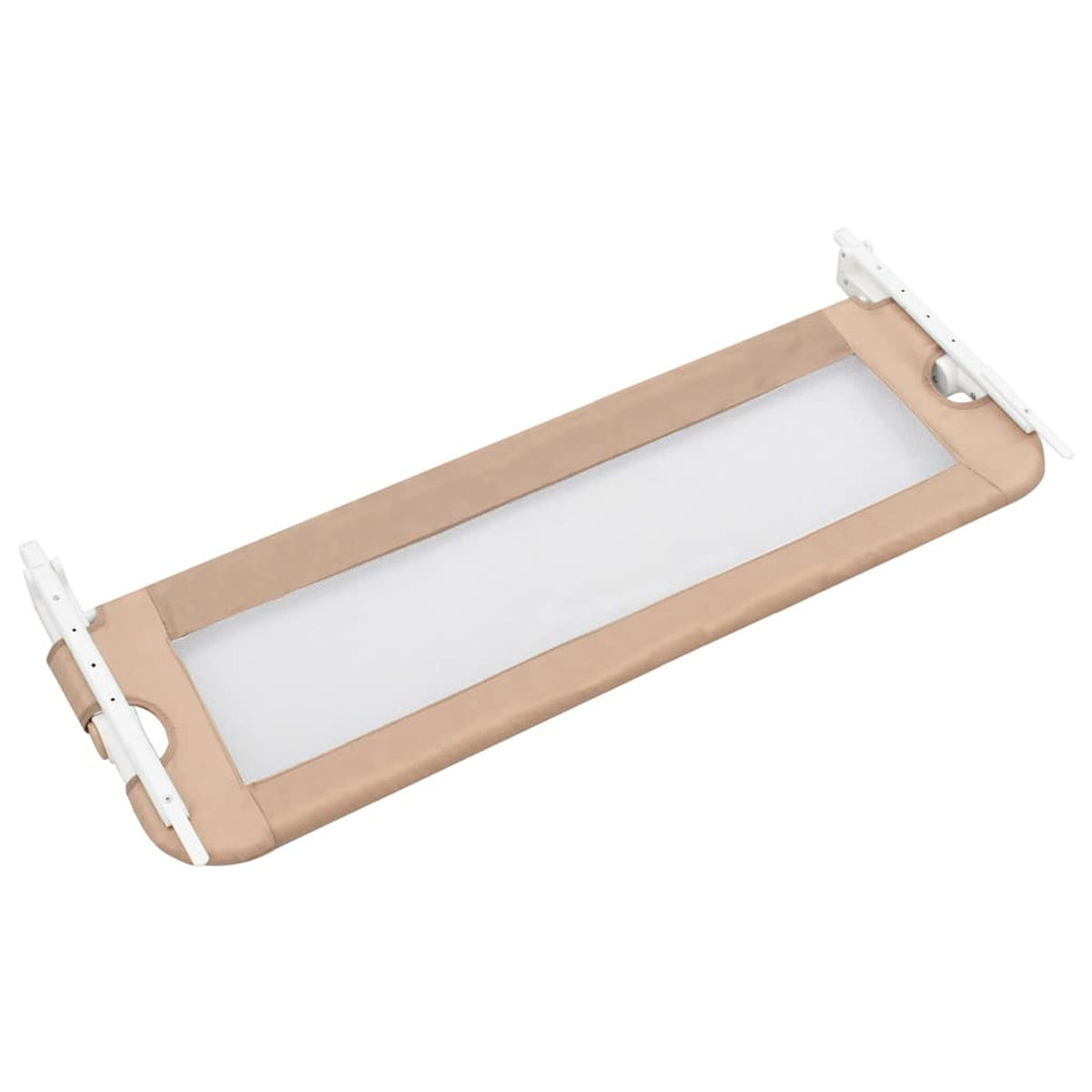Toddler Safety Bed Rail Polyester Taupe 120 x 40.5 x 42 cm Child Bed Guard