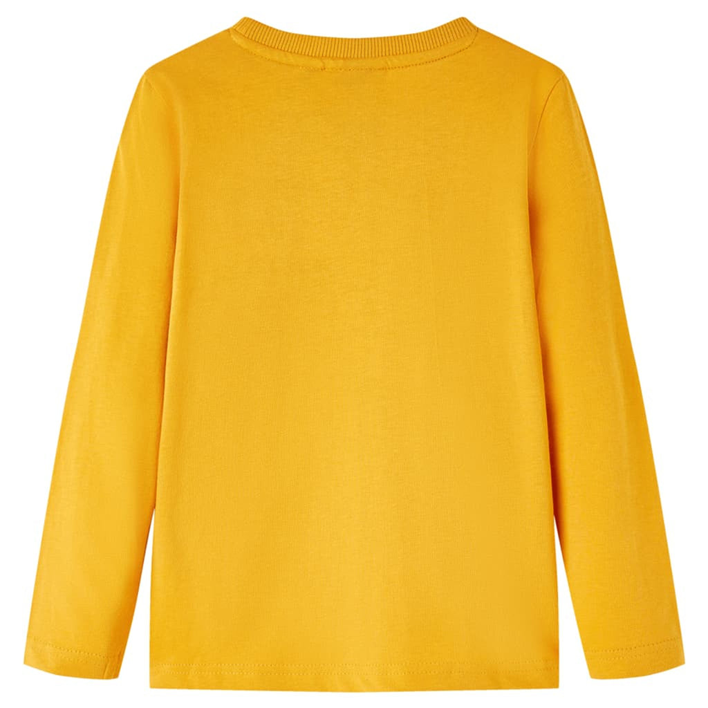 Kids T-Shirt Cotton Ochre 104 Children's Top Kids Clothing Kids Wear Variant 2