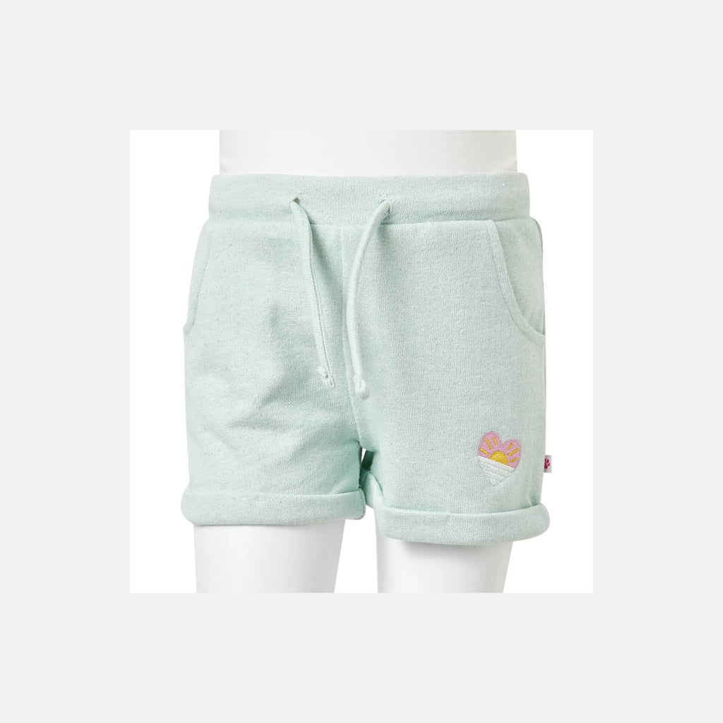 Shorts Cotton Mixed Light Mint 128 Kids' Bottoms Kids' Bottom Kids'Shorts 128