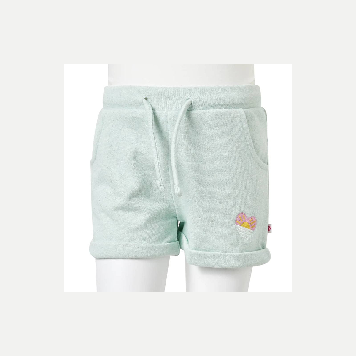 Shorts Cotton Mixed Light Mint 128 Kids' Bottoms Kids' Bottom Kids'Shorts 128