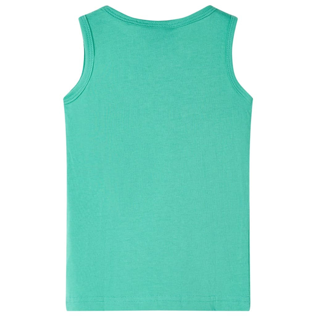 Kids'Tank Top Cotton Green 104 Kids Clothing Children's Wear Kids Fashion 104