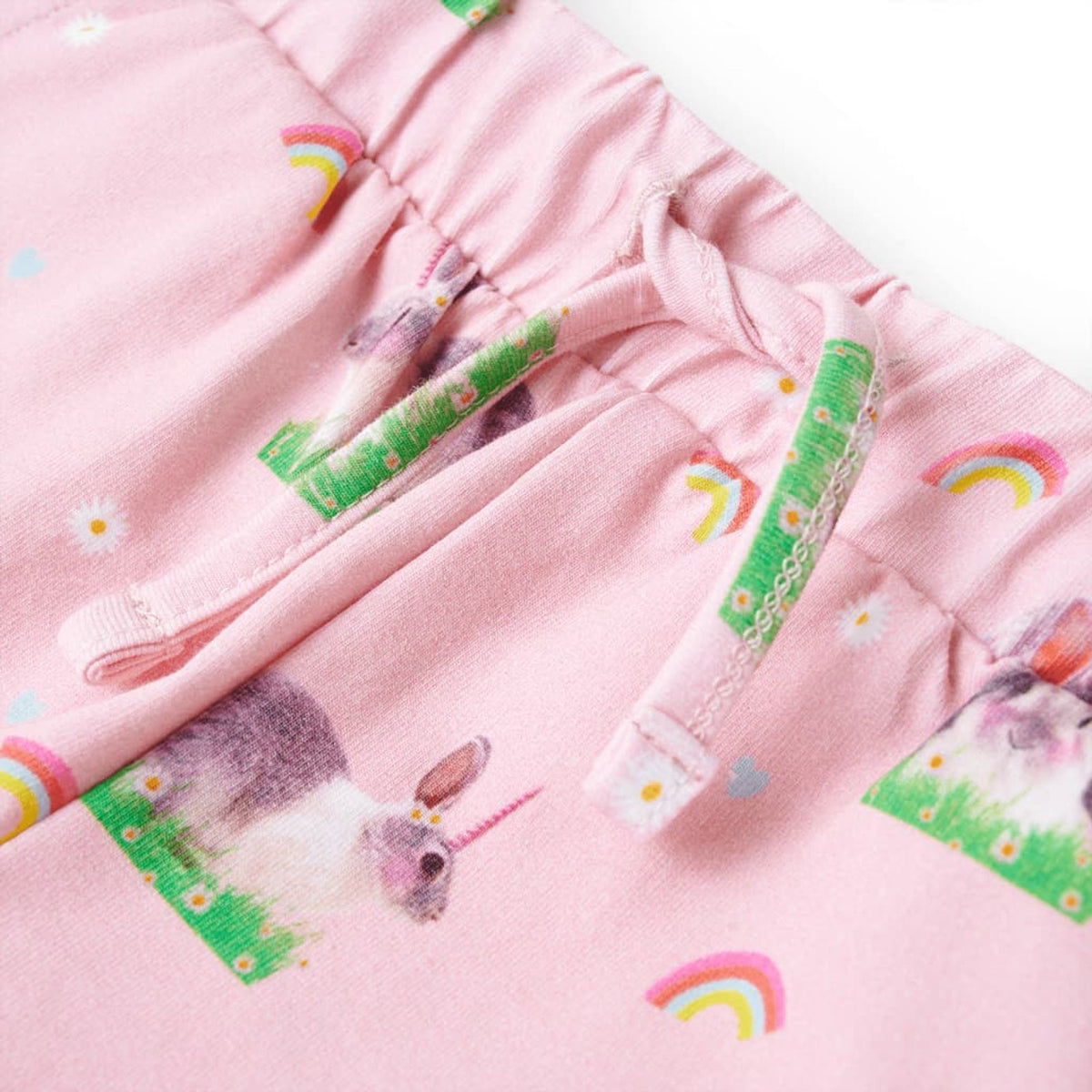 Shorts Cotton Light Pink 128 Kids' Bottoms Kids' Bottom Kids'Shorts Drawstring