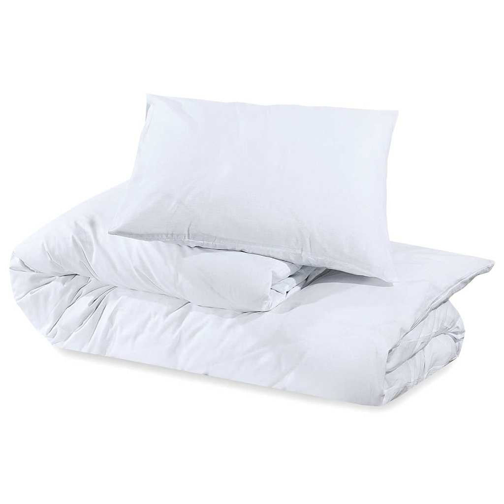 Duvet Cover Cotton White 240 x 260 cm Bedding Bed Linen Bedroom Quilt 240x260cm