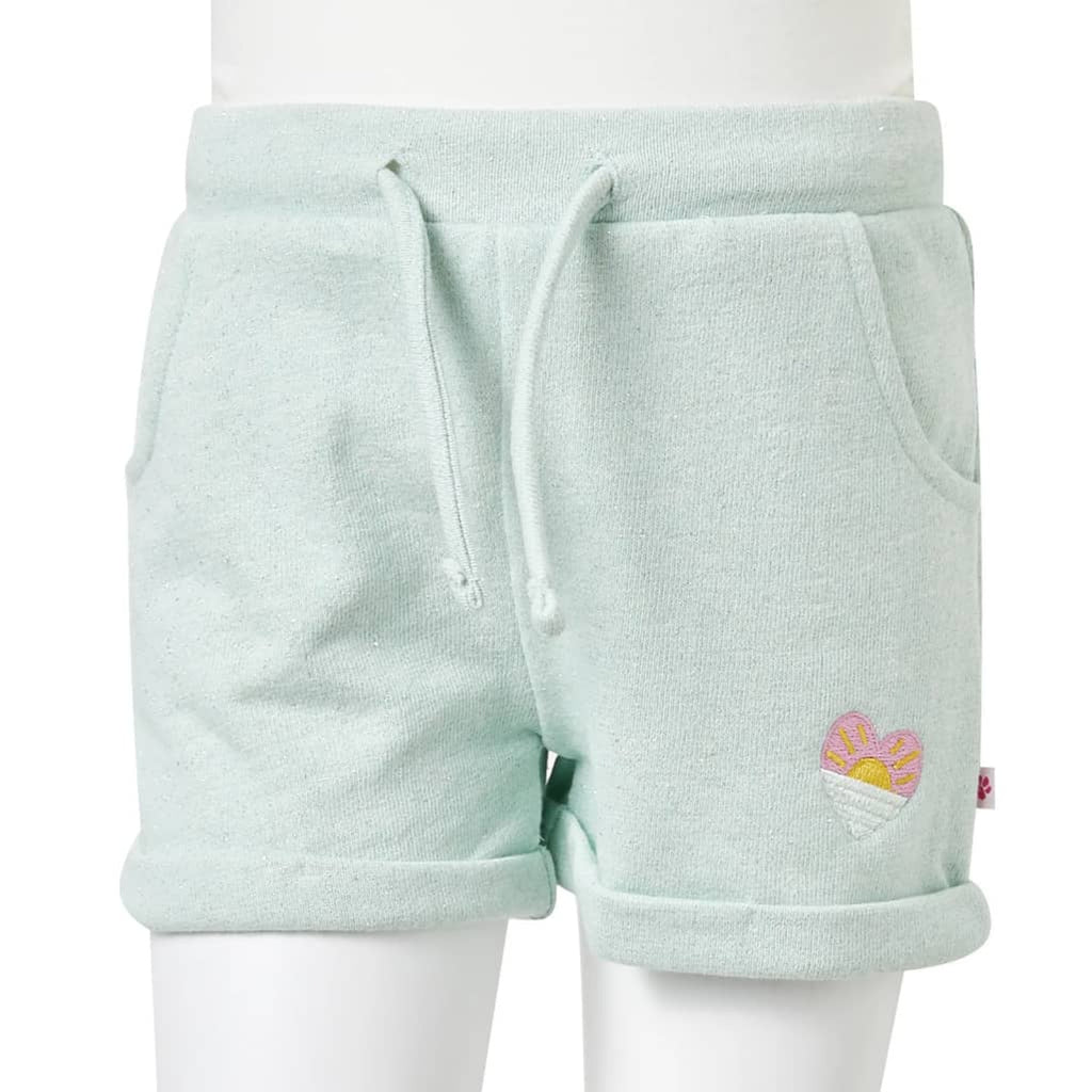 Shorts Cotton Mixed Light Mint 128 Kids' Bottoms Kids' Bottom Kids'Shorts 128