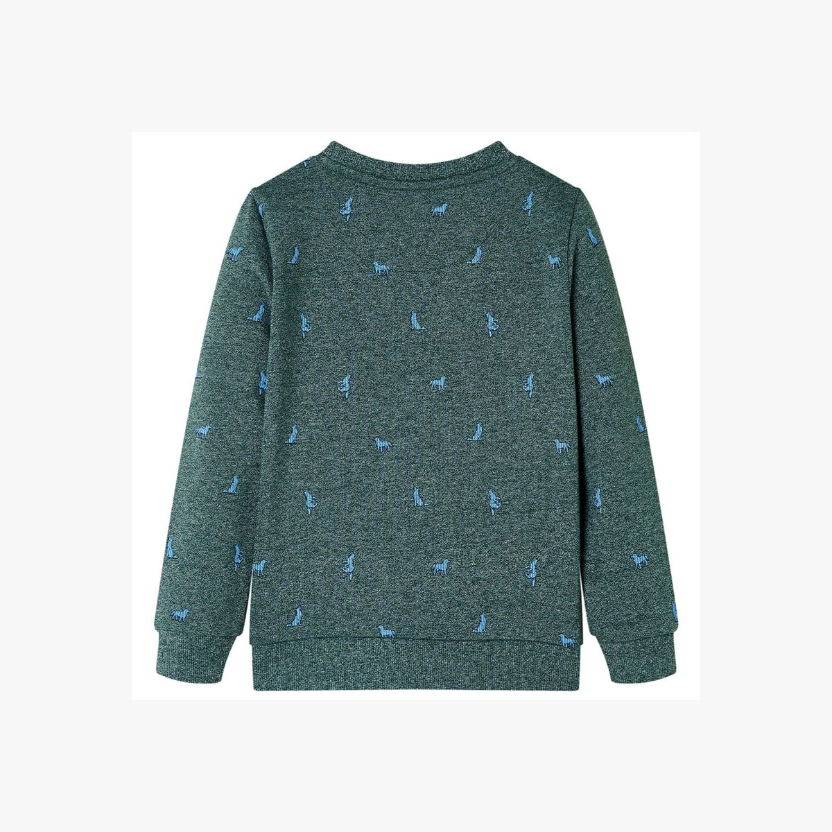 Sweatshirt Cotton Dark Green Melange 116 Kids Clothing Children's Top Kids
