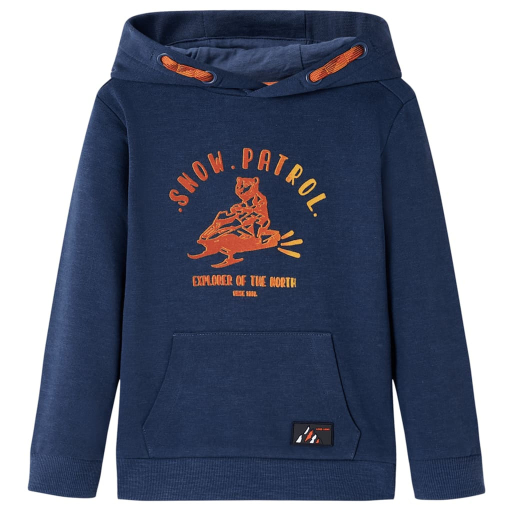 Sweatshirt Cotton Navy Melange 128 Kids Clothing Children's Top Kids Wear 128