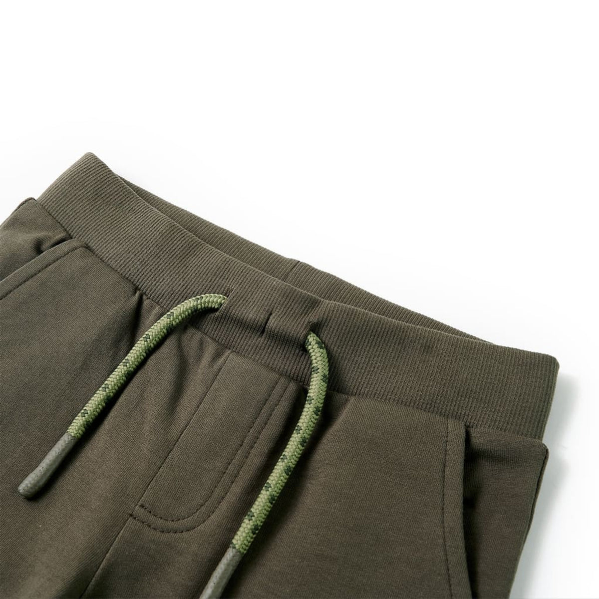 Shorts Cotton Dark Khaki 116 Kids' Bottoms Kids' Bottom Kids'Shorts Drawstring