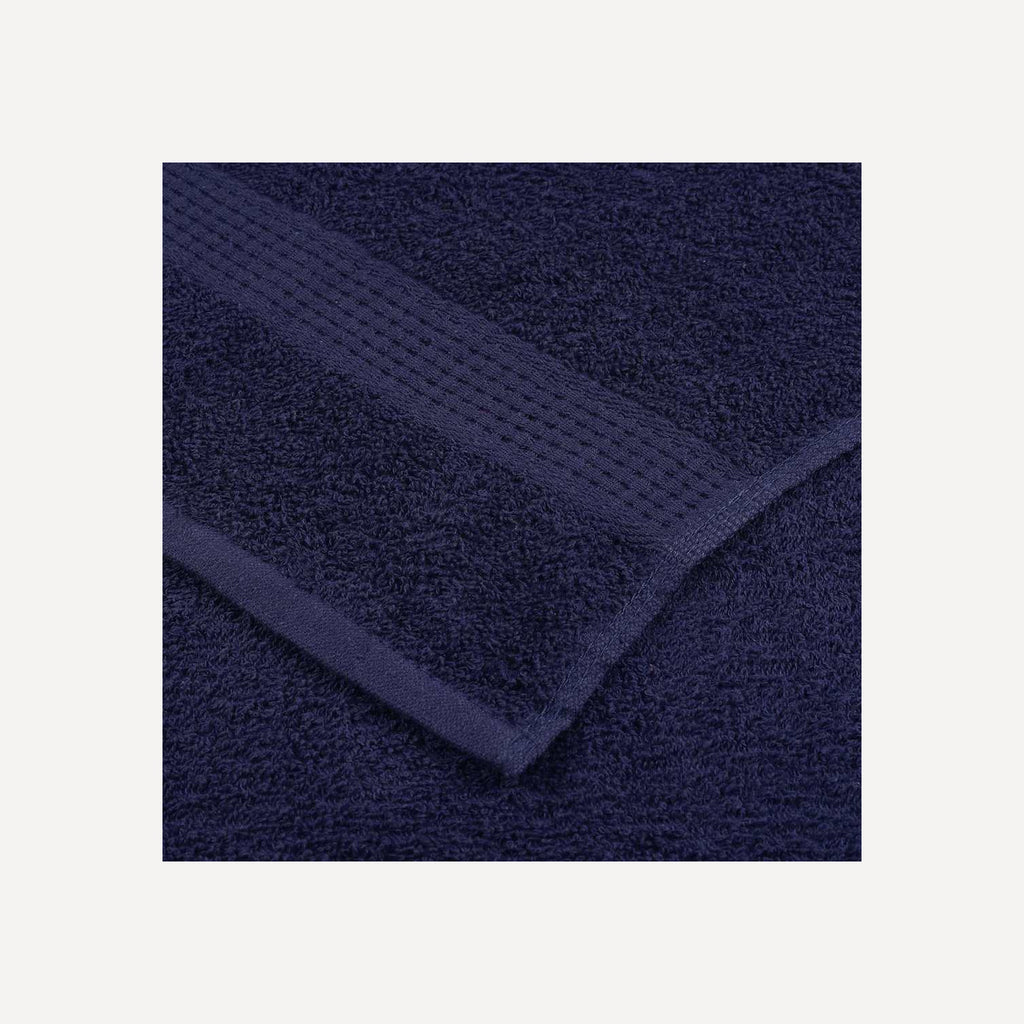 Towel Cotton Navy Blue 150 x 100 cm Bathroom Bath Linen Home Towels 4 pcs