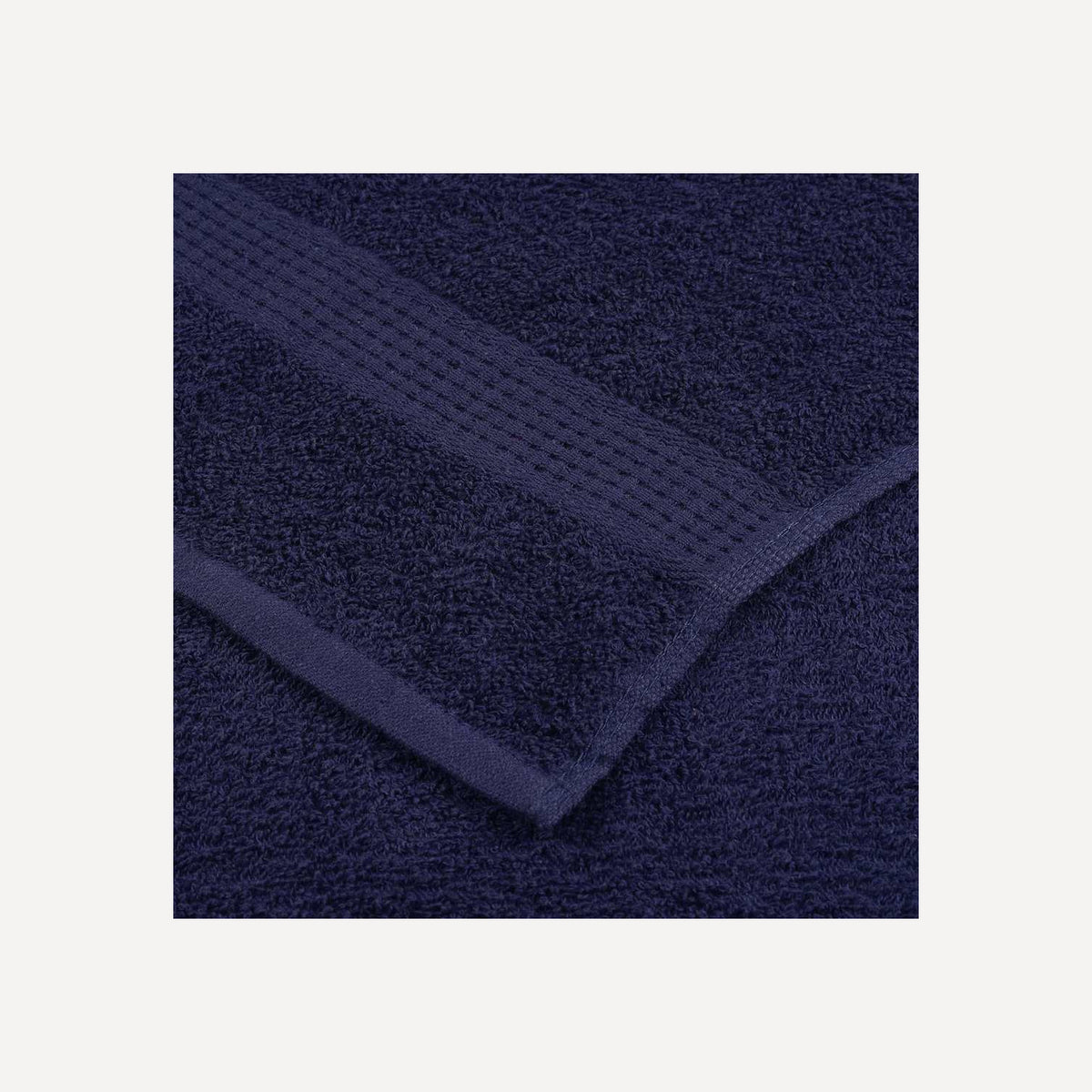 Towel Cotton Navy Blue 150 x 100 cm Bathroom Bath Linen Home Towels 4 pcs