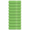 Towel Cotton Apple Green 140 x 70 cm Bathroom Bath Linen Home Towels 10 pcs