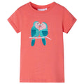 Kids T-Shirt Cotton Coral 104 Children's Top Kids Clothing Kids Wear Variant 3