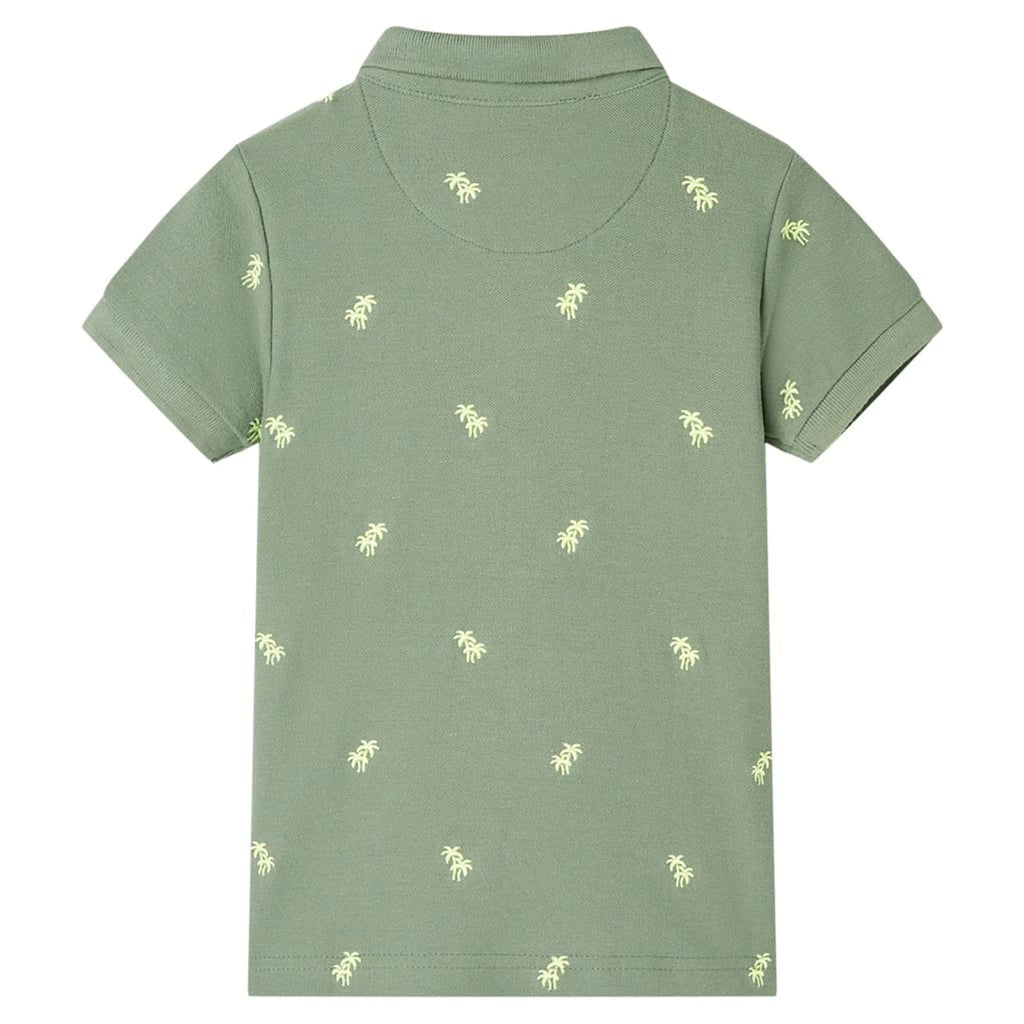 Kids'Polo Shirt Khaki Cotton 128 Kids Clothing Children's Wear Kids' Tops 128