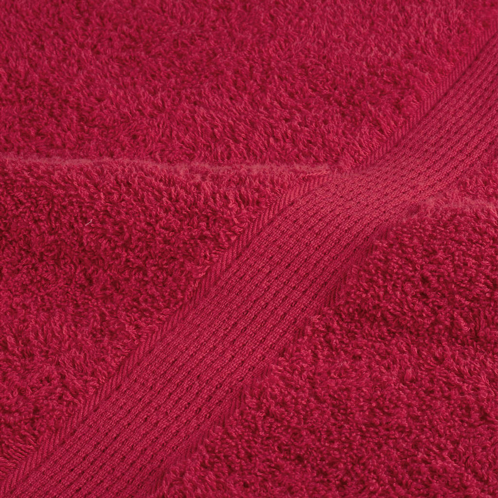 Towel Cotton Red 150 x 100 cm Bathroom Bath Linen Home Towels 4 pcs Variant 2