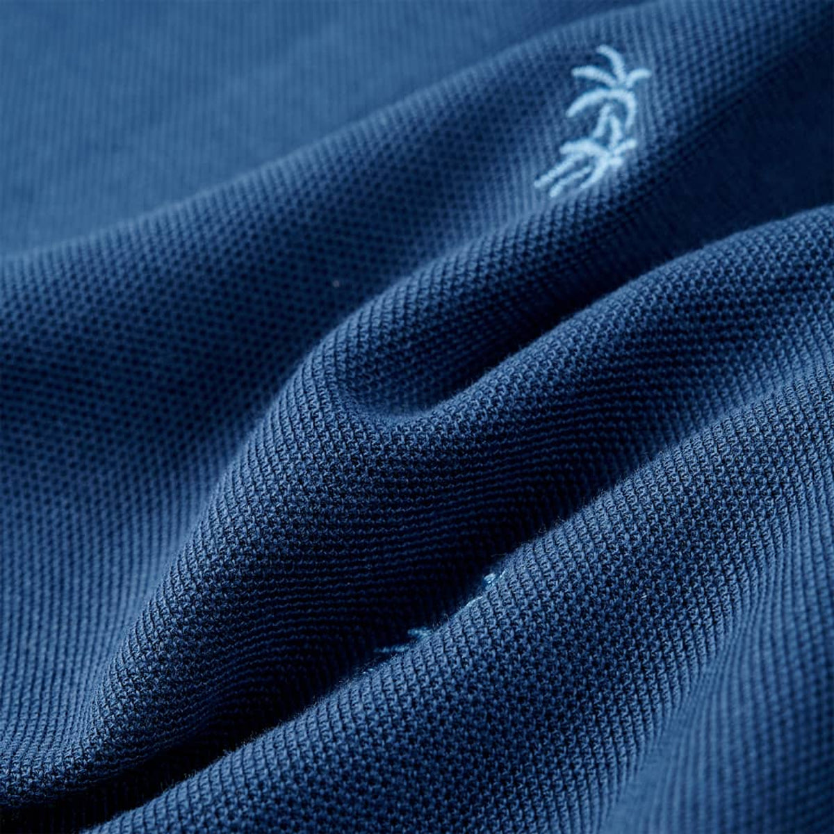 Kids'Polo Shirt Dark Cotton Dark Blue 92 Kids Clothing Children's Wear 92