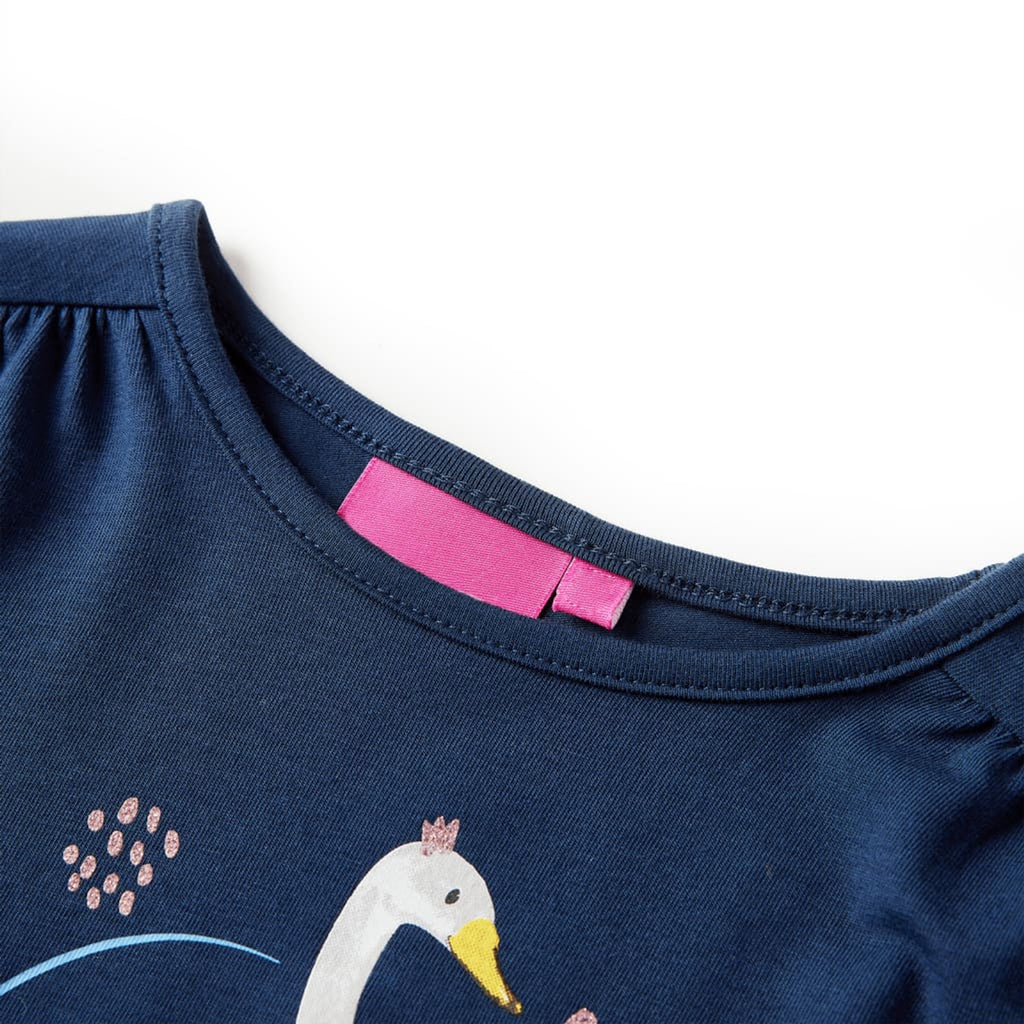 Kids T-Shirt Cotton Navy Blue 116 Children's Top Kids Clothing Kids Variant 14