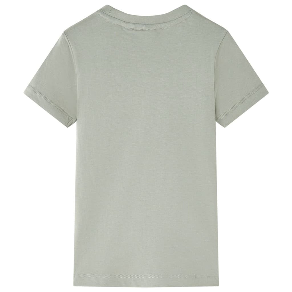 Kids T-Shirt Cotton Light Khaki 140 Children's Top Kids Clothing Kids Wear 140
