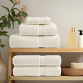 Towel Cotton Cream 15 x 21 cm Bathroom Bath Linen Home Towels 2 pcs Guest